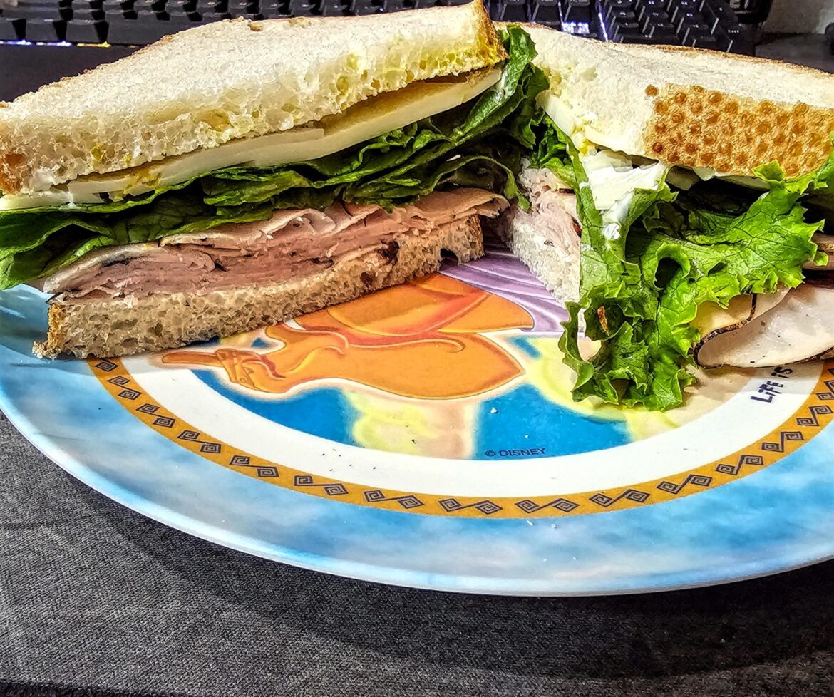 Smoked turkey on sourdough