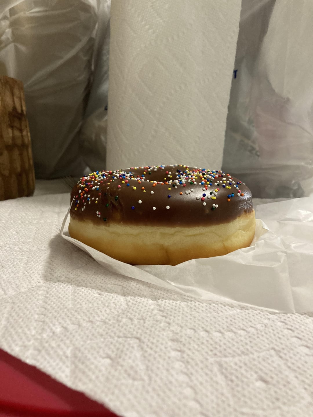 Calories in chocolate glaze sprinkle donut? Dining and Cooking