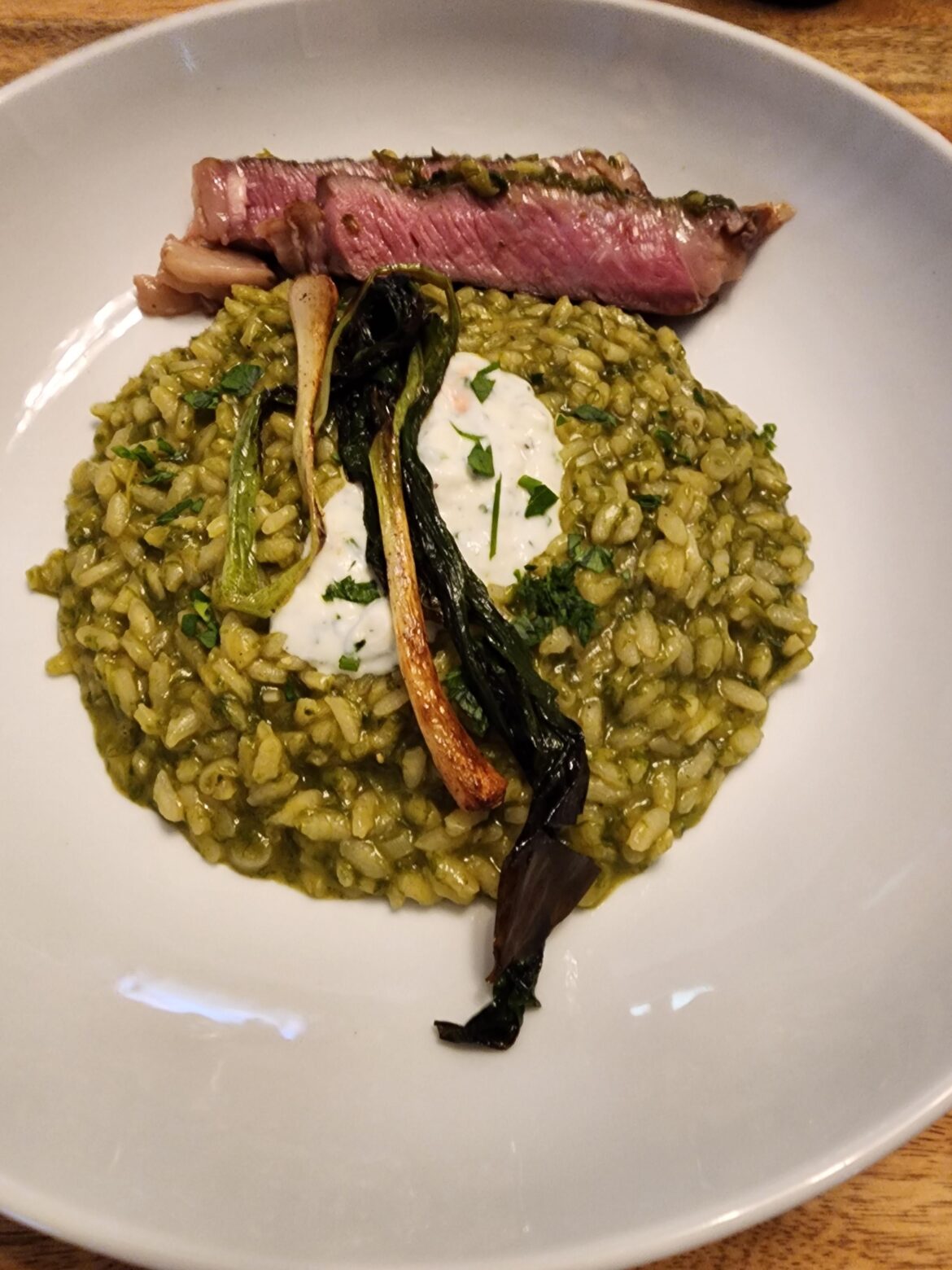 Extra-Rampy Ramp Risotto