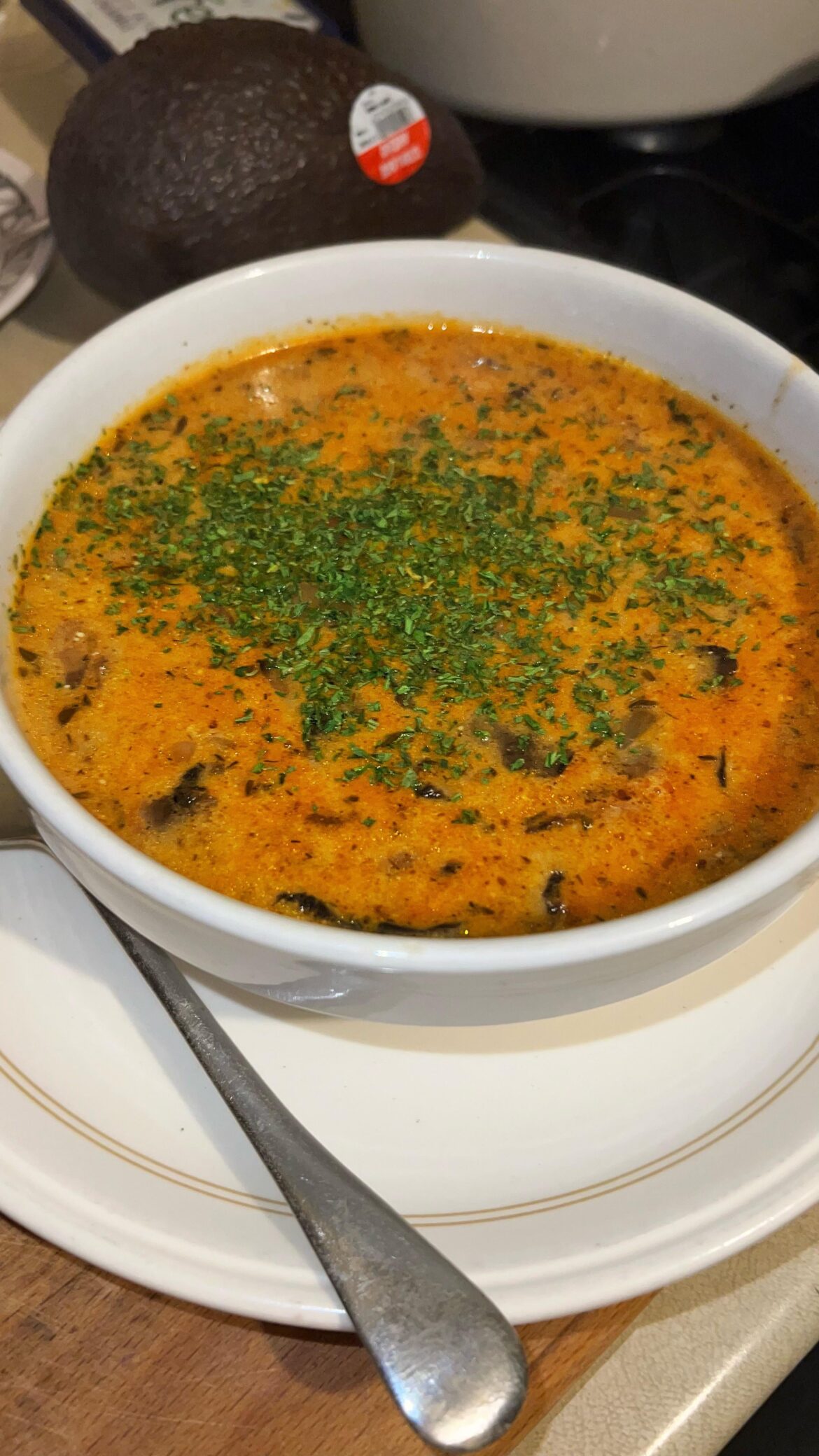 Hungarian Mushroom Soup (Recipe in body)