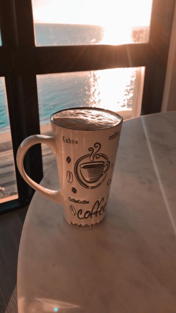 Good morning! With my coffee and then off to read… what do you do after having your coffee?