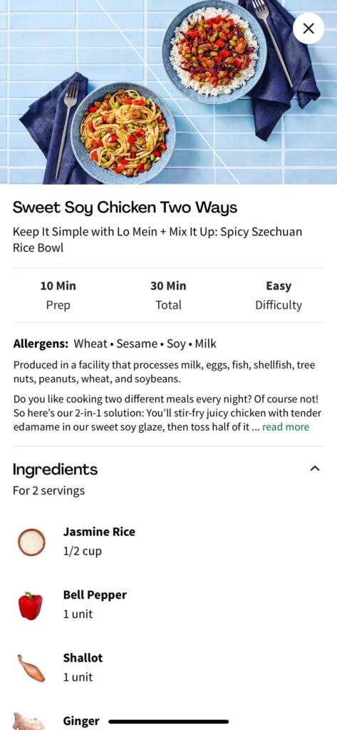 Love the “Two ways” meals!