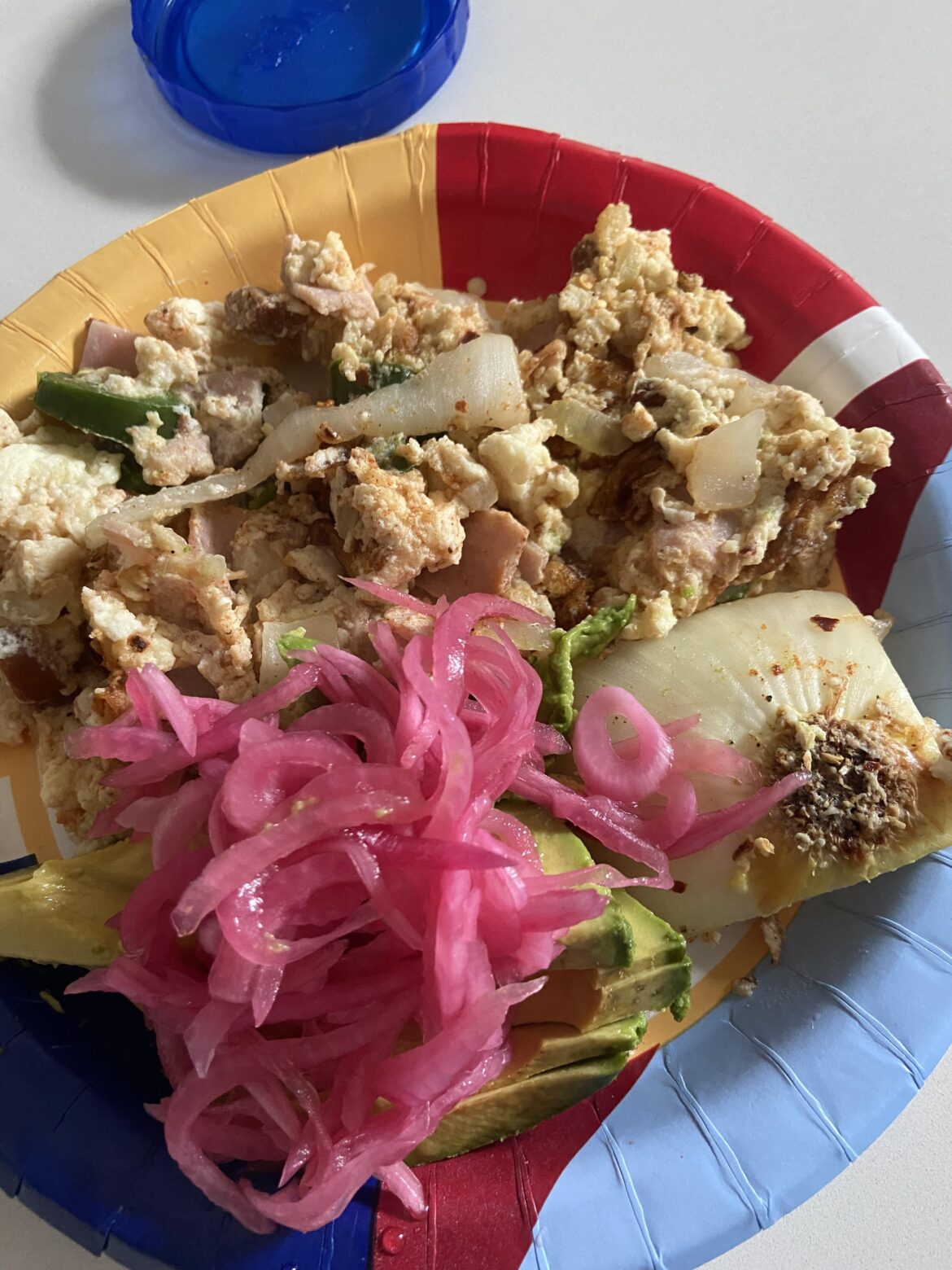 Post-run eggs. And Onion 😬