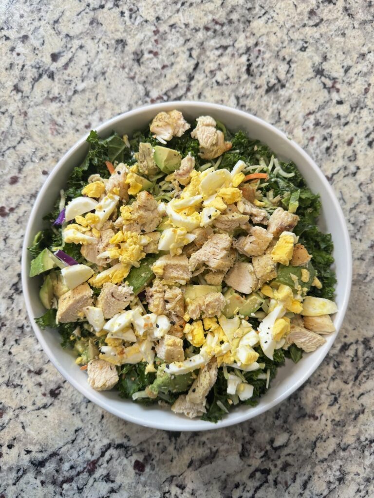 High Protein, Low Net Carb, High Fiber Salad High Protein, Low Net Carb, High Fiber Salad