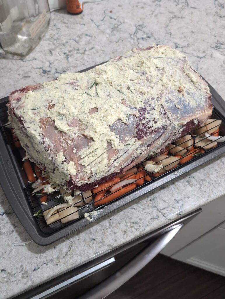 First prime rib. How'd I do?