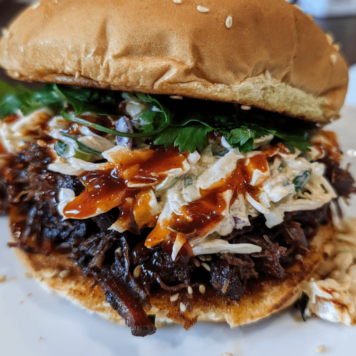 Korean BBQ Beef sandwich