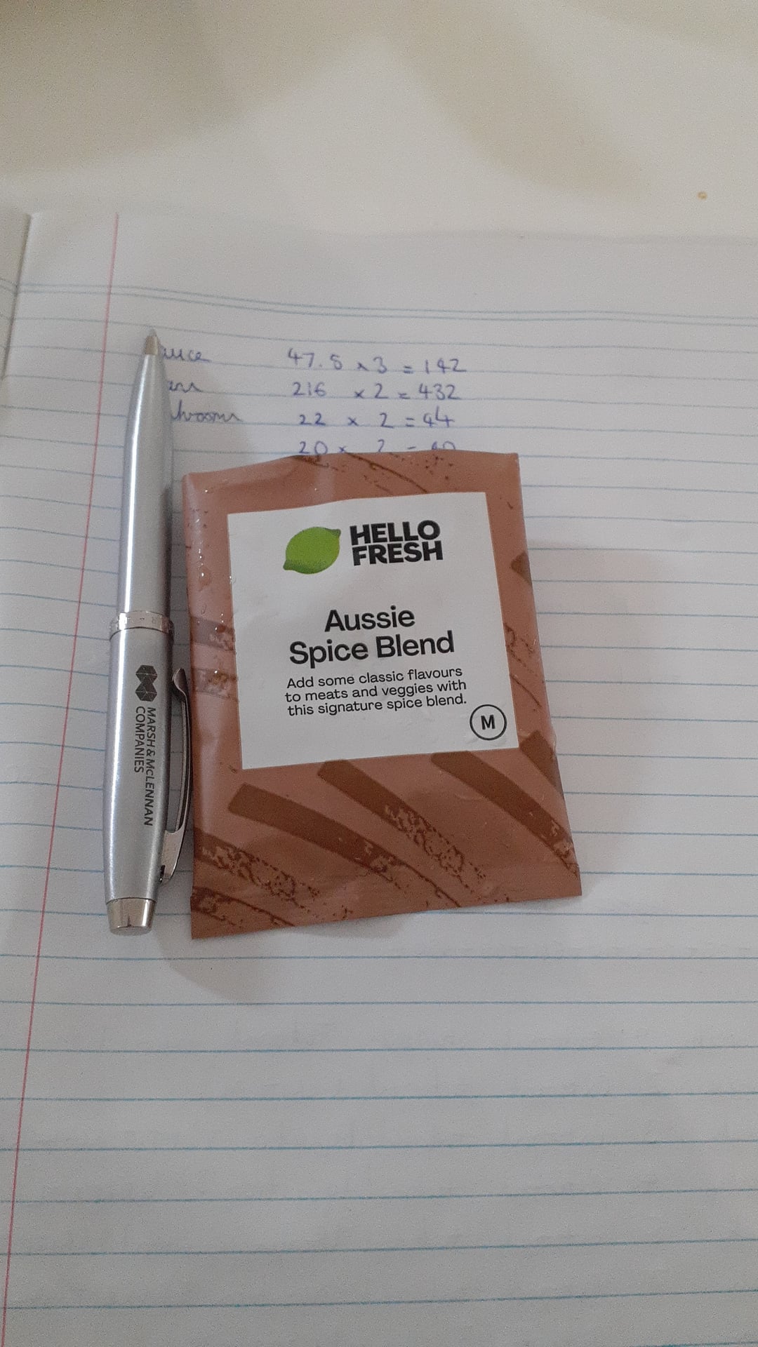 Calories in this packet of seasoning(obvs not just eating the packet of seasoning, it goes with
