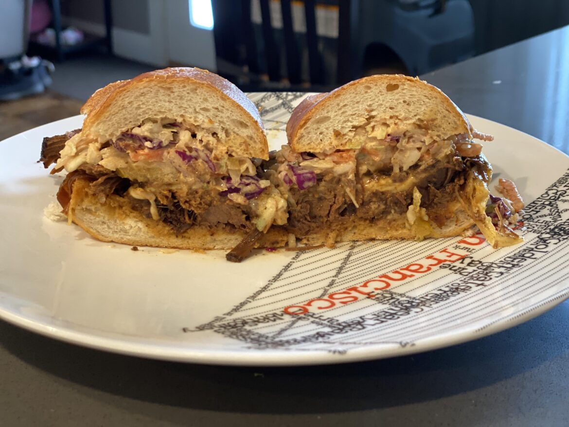 Slow Cooked Brisket w/ In & Out Slaw