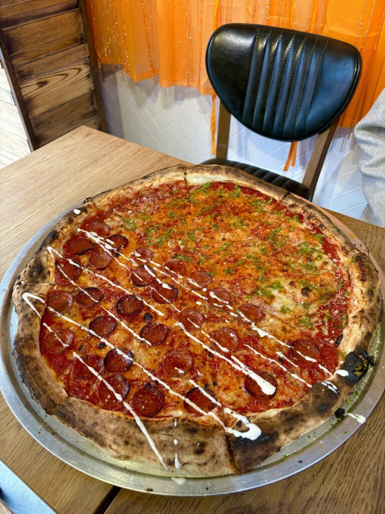 20 Inch Pizza in Brighton UK - Yeastie Boys
