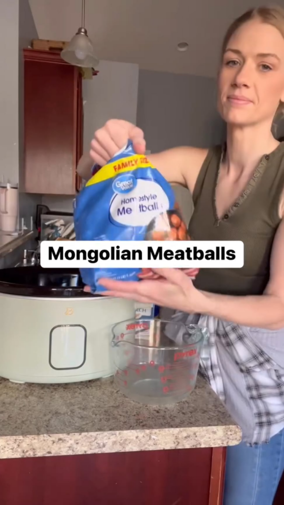 Slow Cooker Mongolian Meatballs ✨ by Andrea