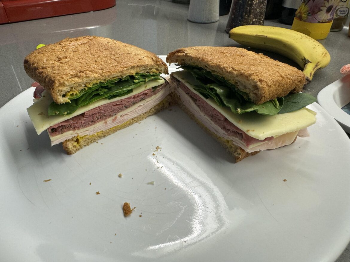 Skipped beeline, smashed lunch!