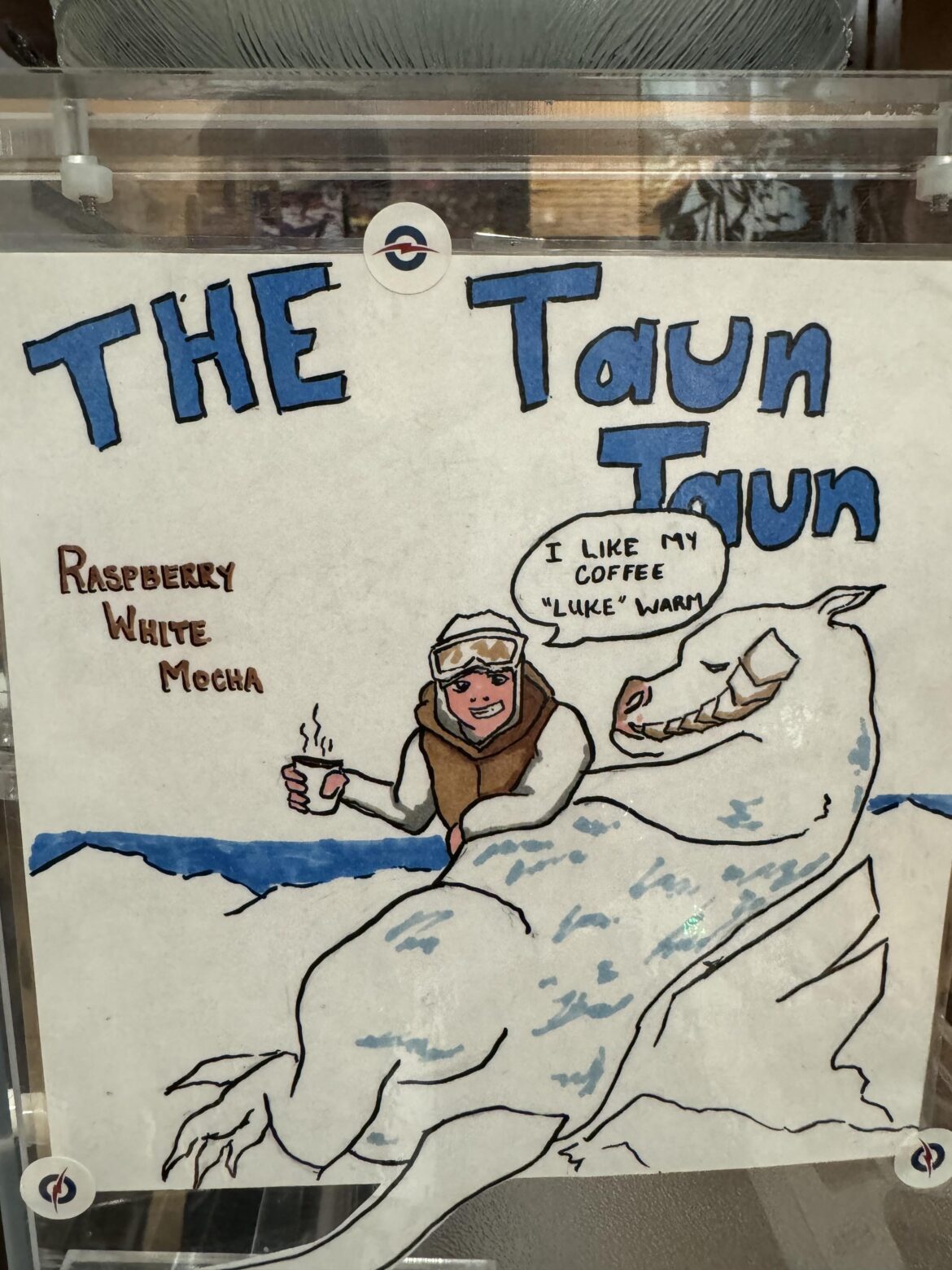 My coffee shop is extra nerdy