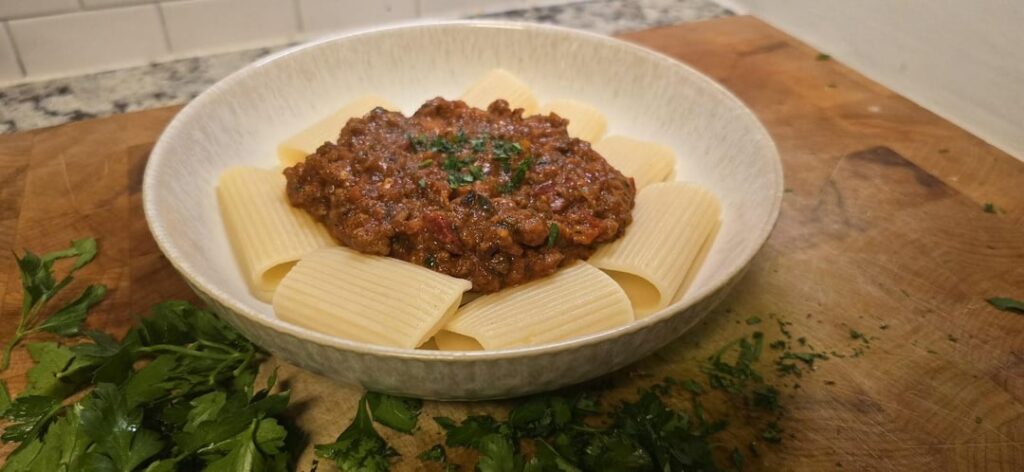 Slow-cooked Bolognese