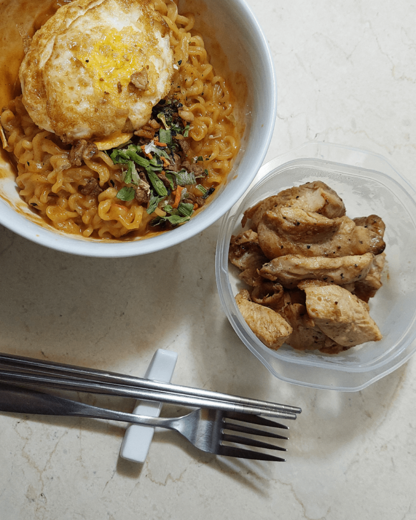 Peanut Butter Korean Noodles