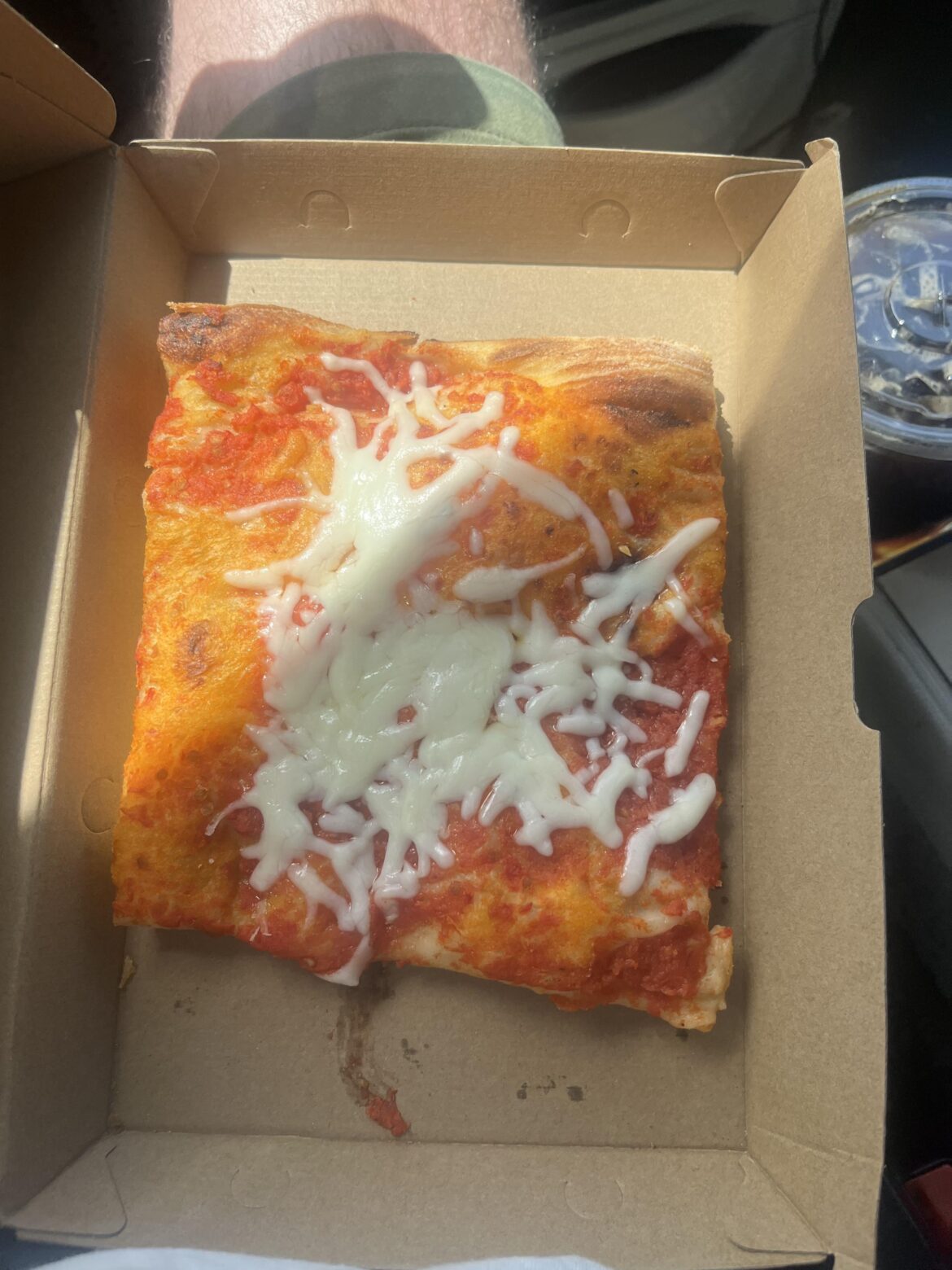 Someone actually sold me this margherita pizza.