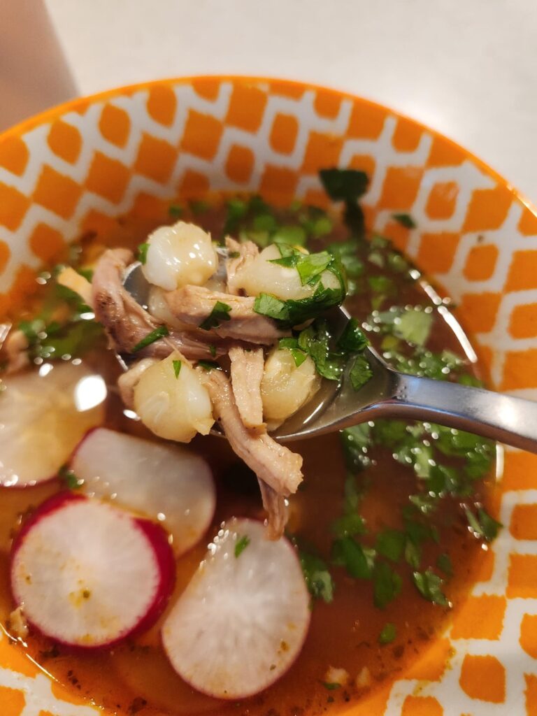 Pork and Hominy soup is the cure to a cold/wet/windy day