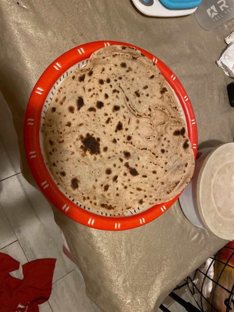 Calories in this homeade roti