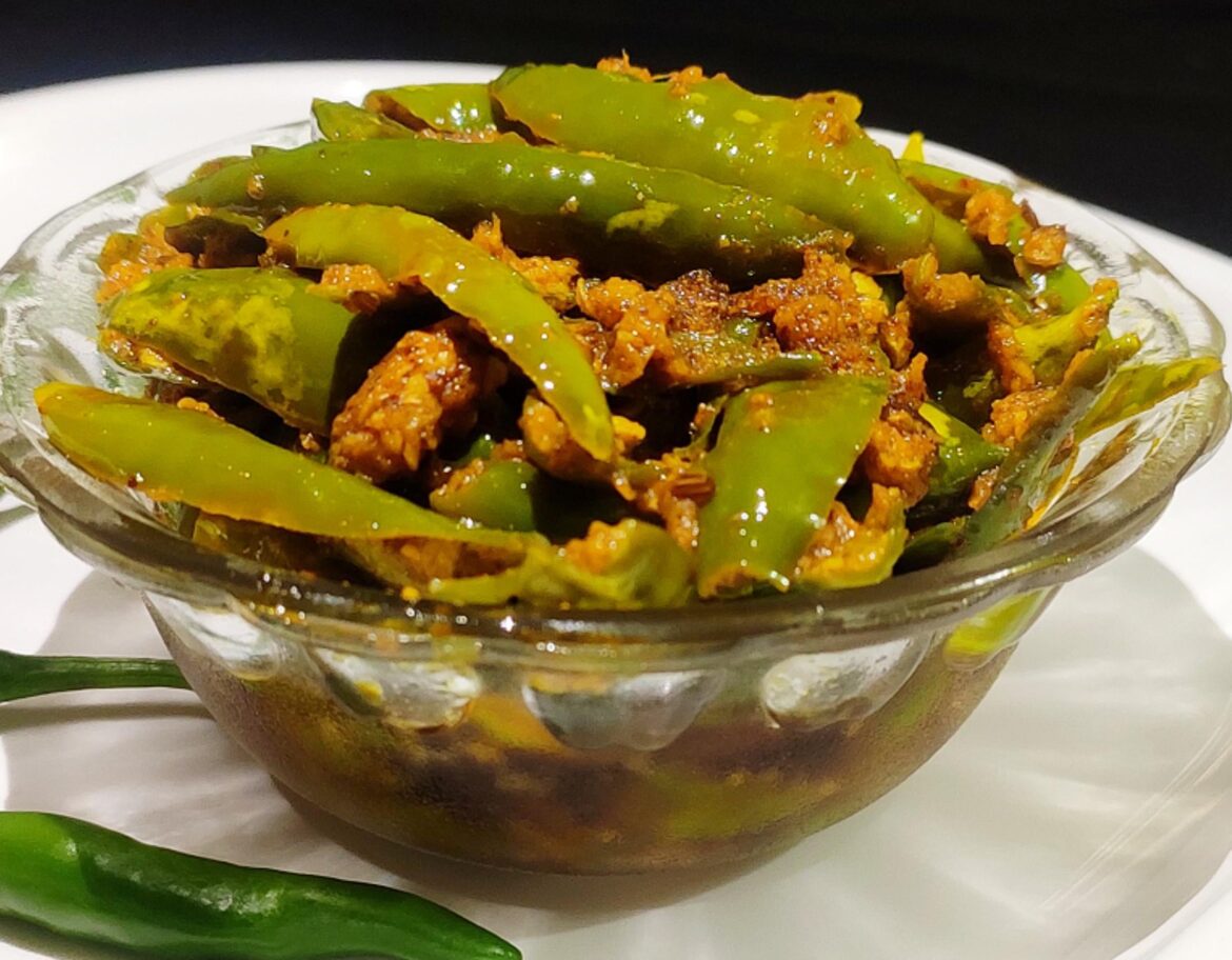 Dahi wali hari mirch