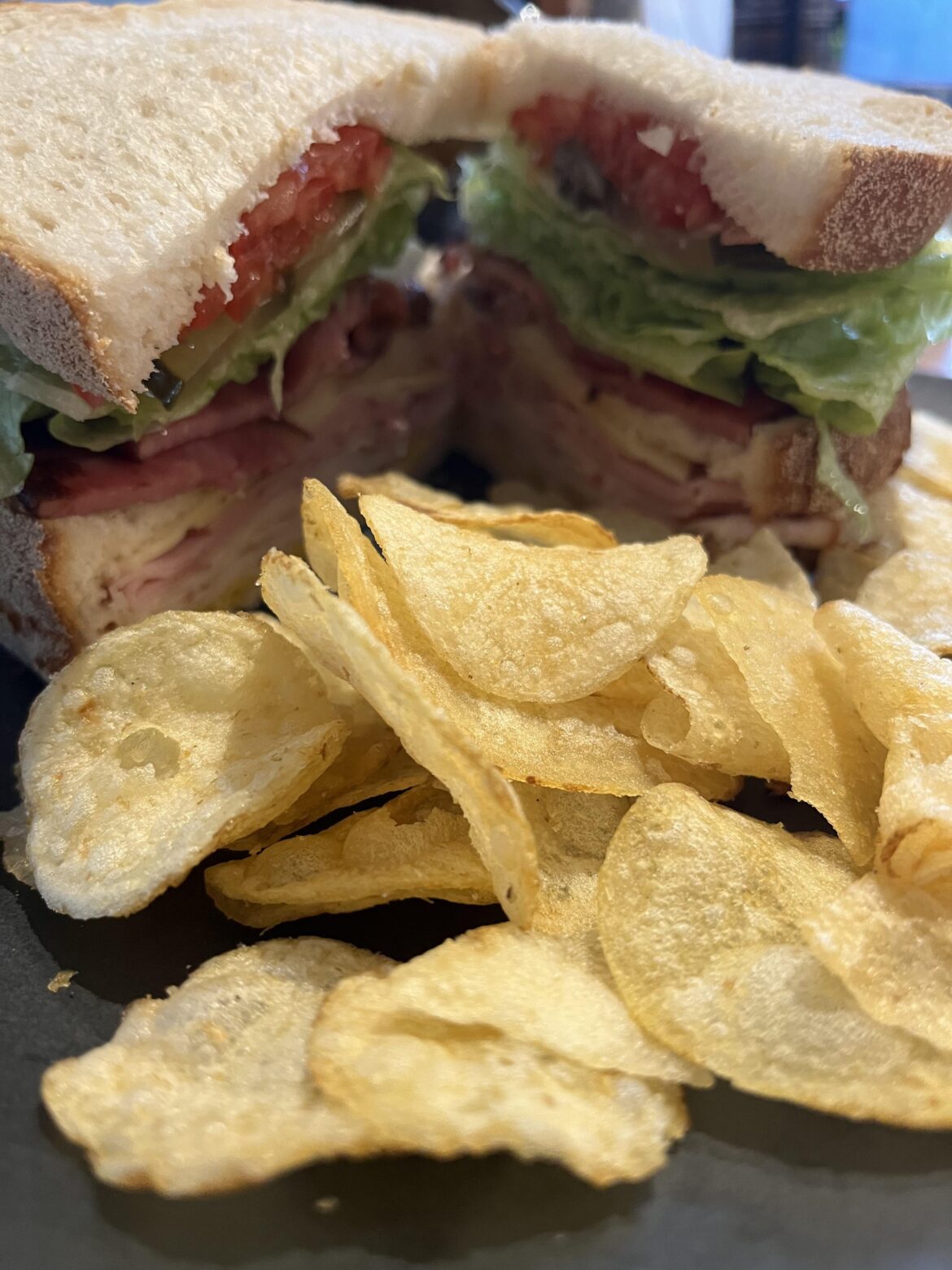 Club sandwich my wife made me for lunch