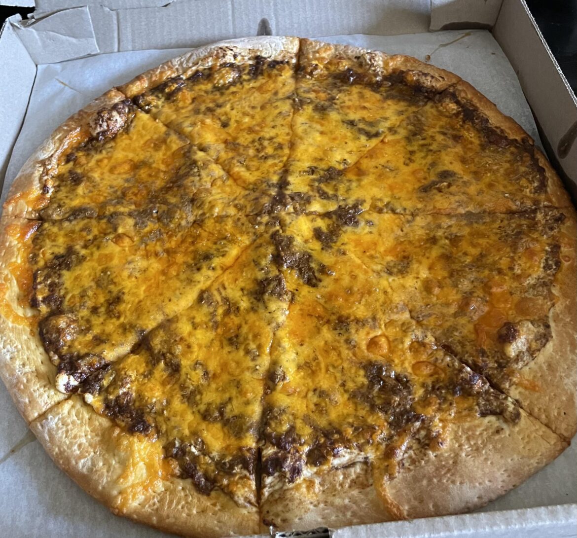 I give you, the Cincinnatus (cream cheese and chili)