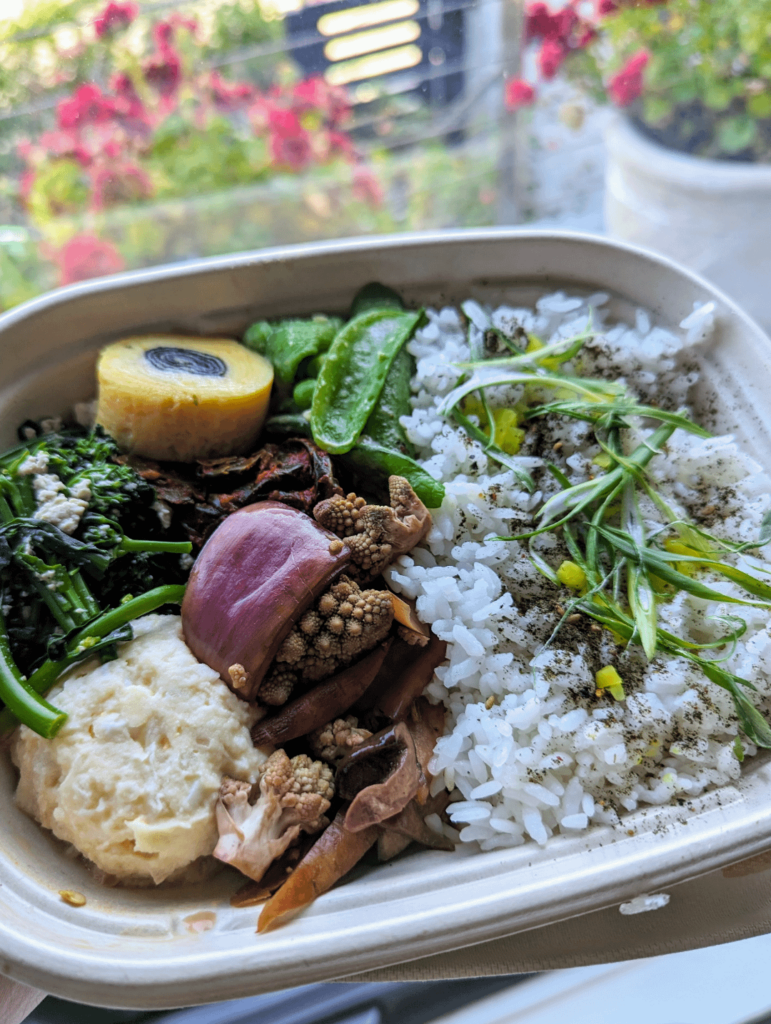 Banchan rice combo @ Perilla