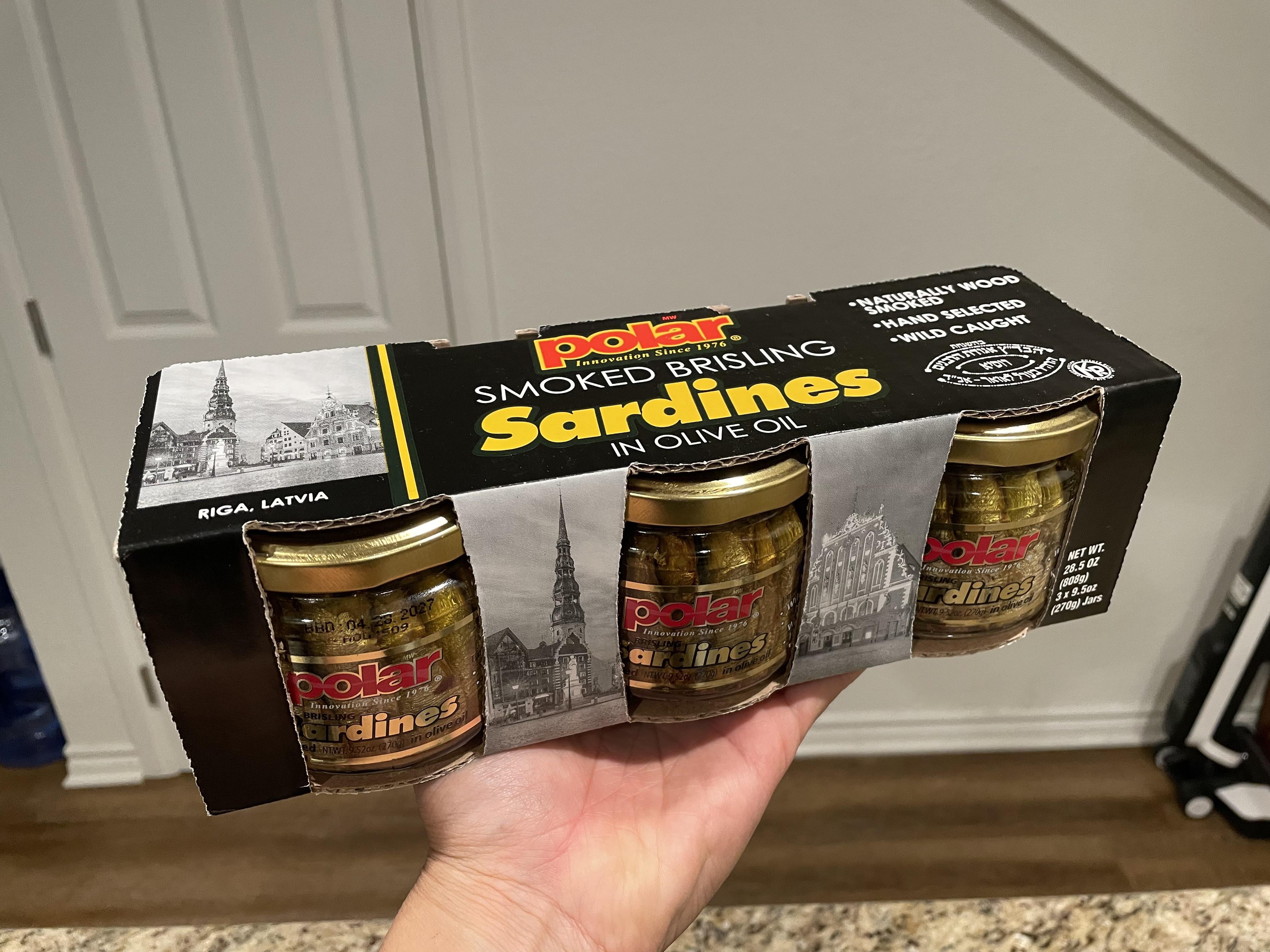 Polar sardines at Costco Dining and Cooking