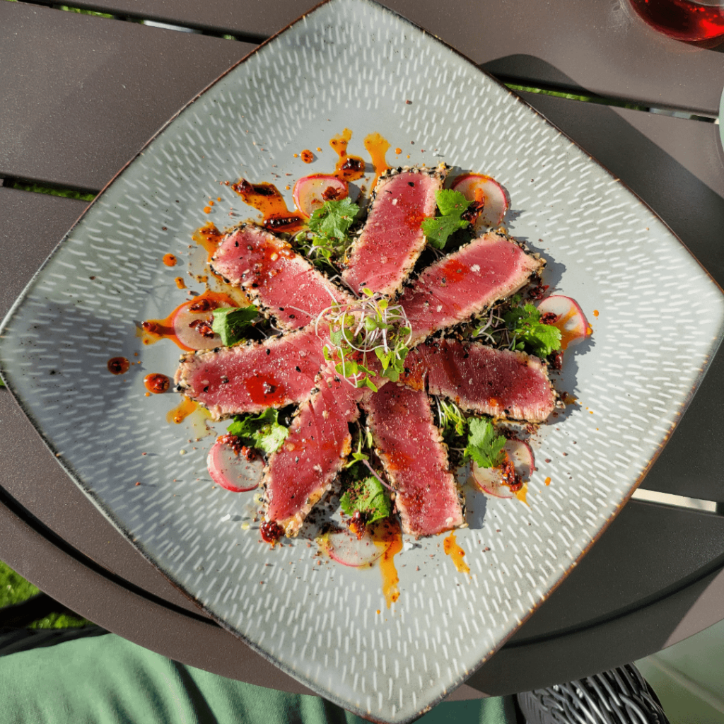 Ahi Tuna with Ponzu and Chili