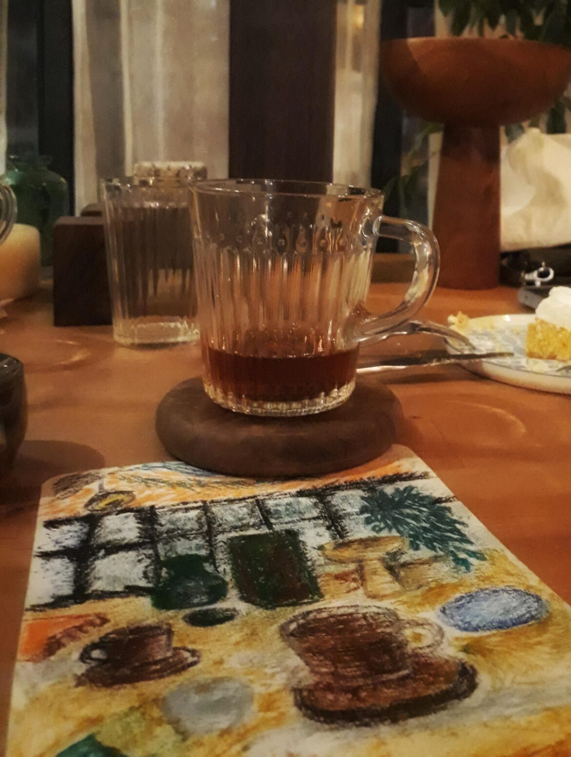 Decided to have a go at the scenery with some ☕ + 🖍