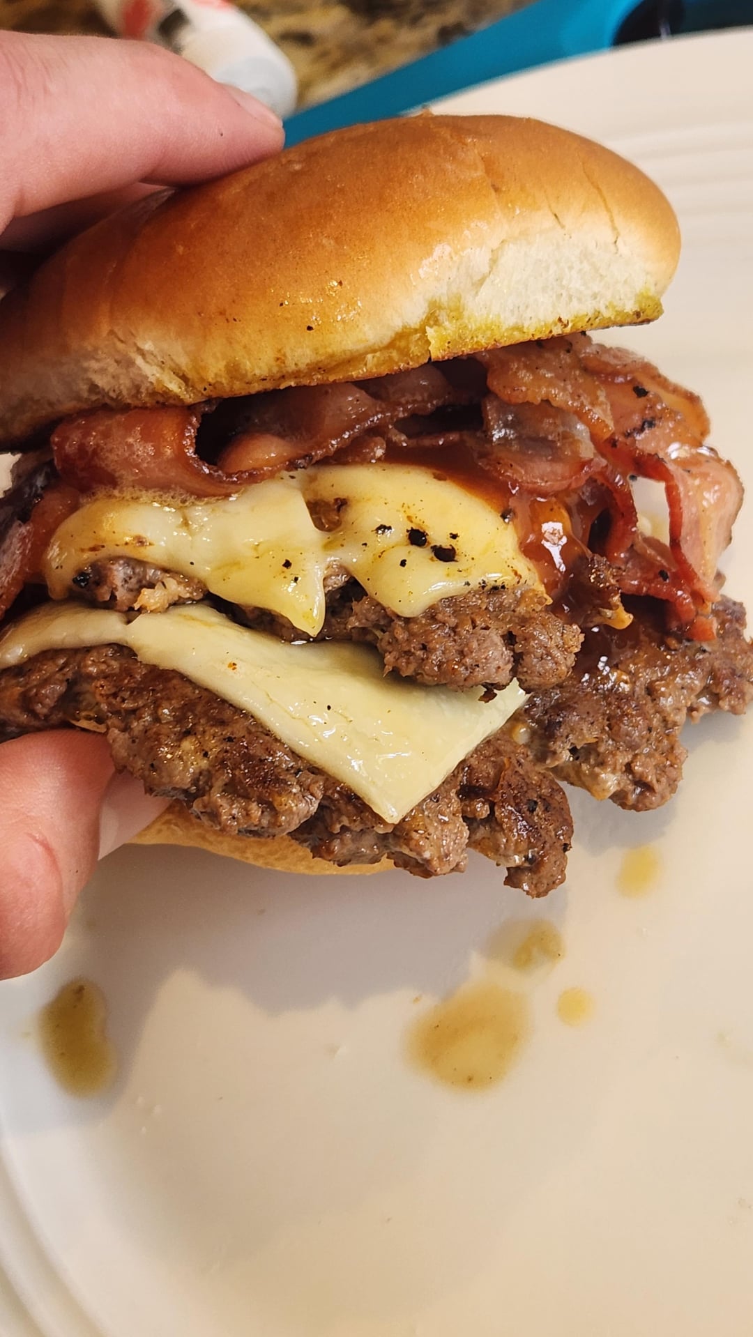 I've been grinding my own meat, and making many burgers. Big and small