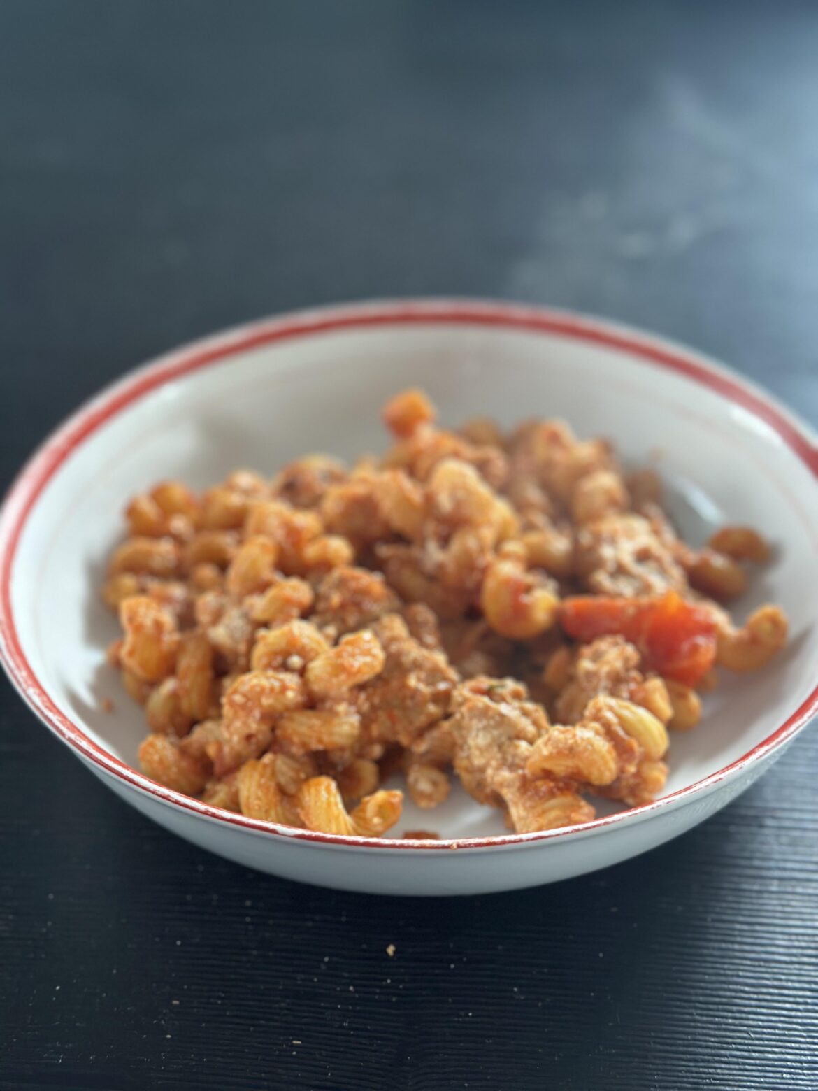 Intalian sausage cavatappi