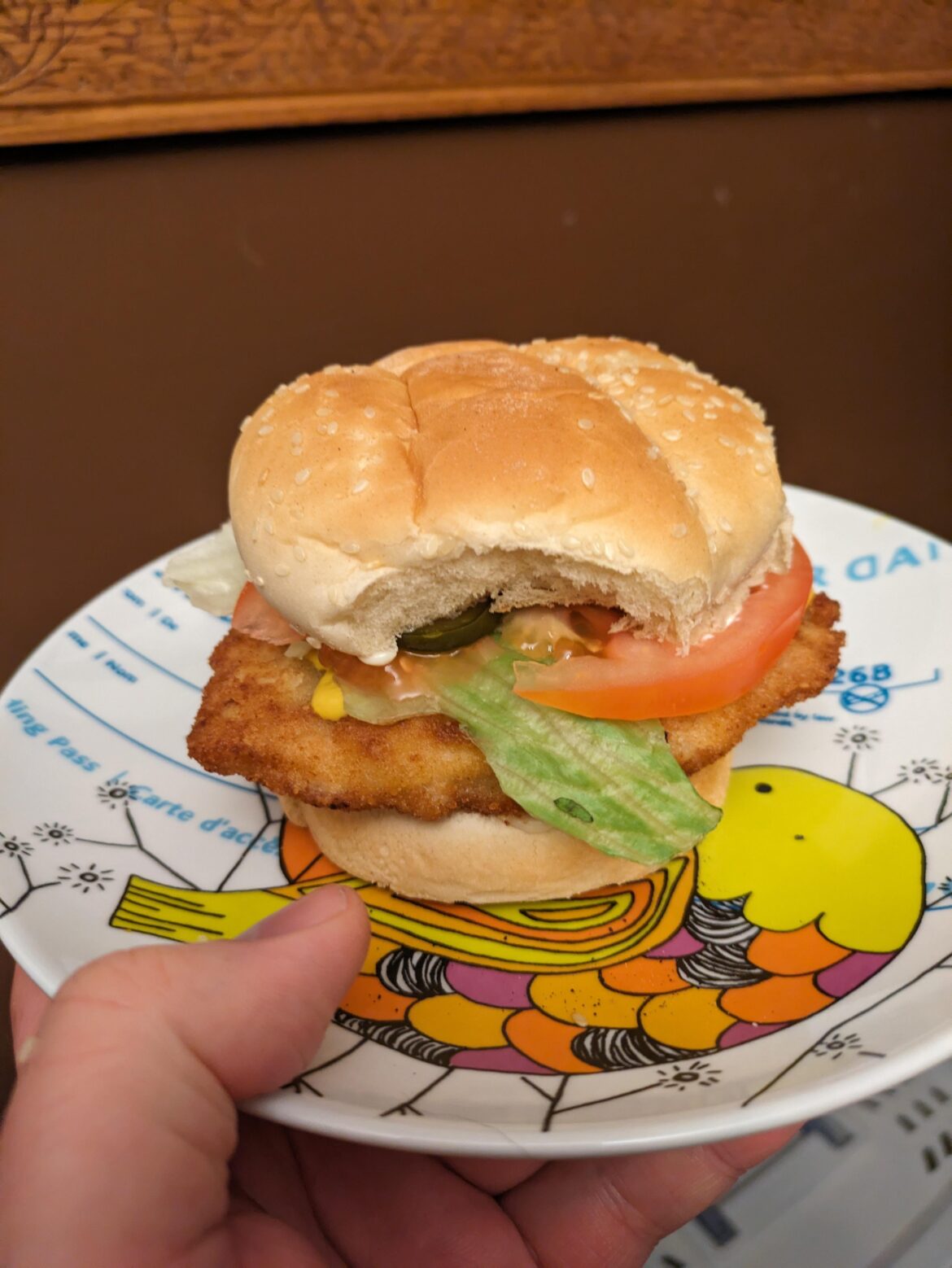 Pork tenderloin sandwich