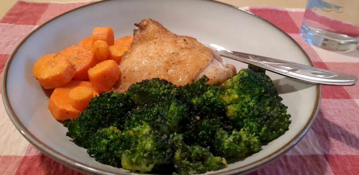 A quick, reasonably healthy weeknight dinner.