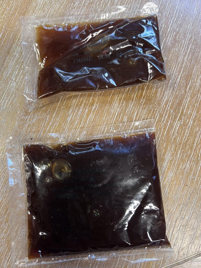 Would it kill them to use a tag, instead of black ink, to mark these ?