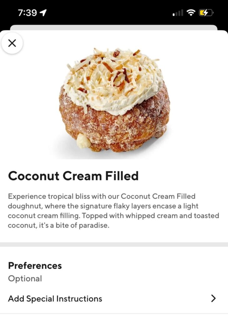 Calories in each of these donuts?