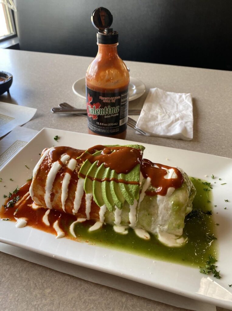 Back at my local Mexican spot - Valentina sauce brings it to the next level!