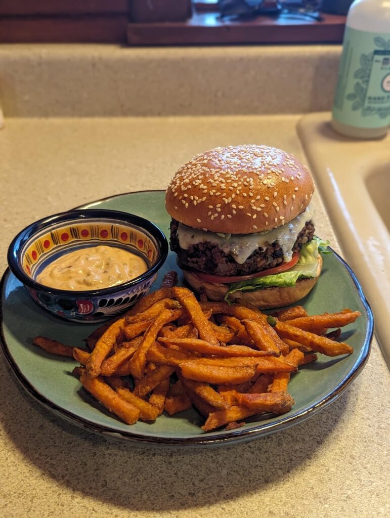 Kenji's Black Bean Burger - Aw Beans