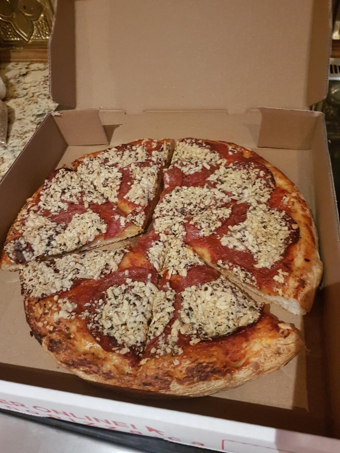 Ordered my first "lactose-free" pizza and