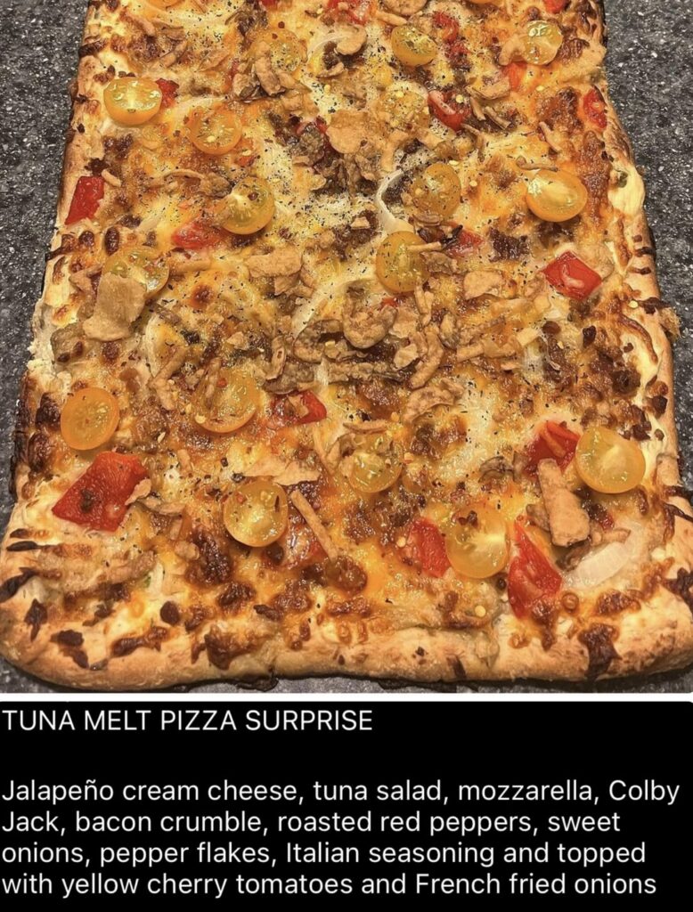 The first 10 in my ongoing series of FUNKY PIZZAS. Do you find these criminal? (The only one I wasn’t crazy about was the last one)