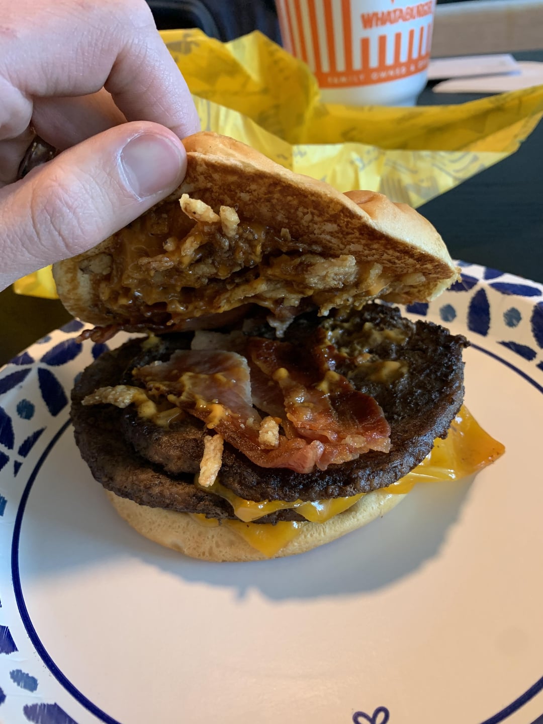 Anyone try the new Steakhouse bacon burger at Whataburger yet? I think