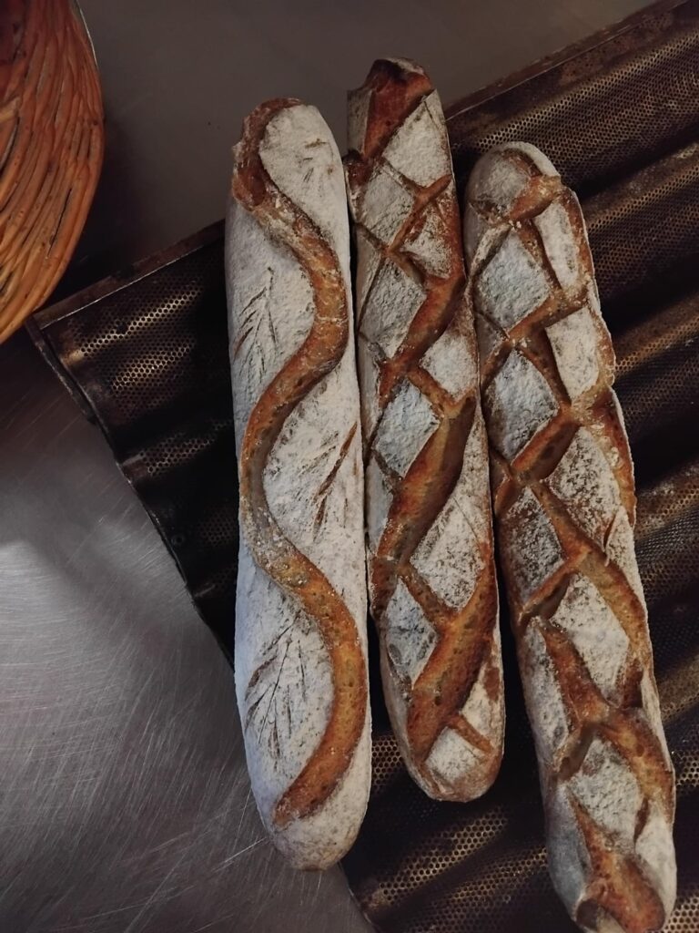 Baguette scoring from work today