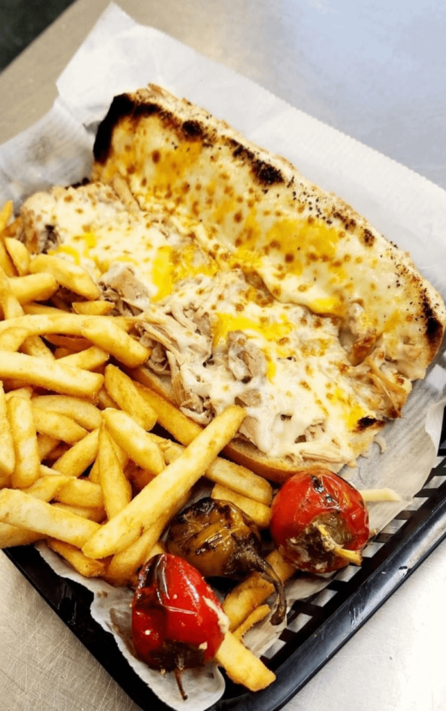 Italian style pulled pork.