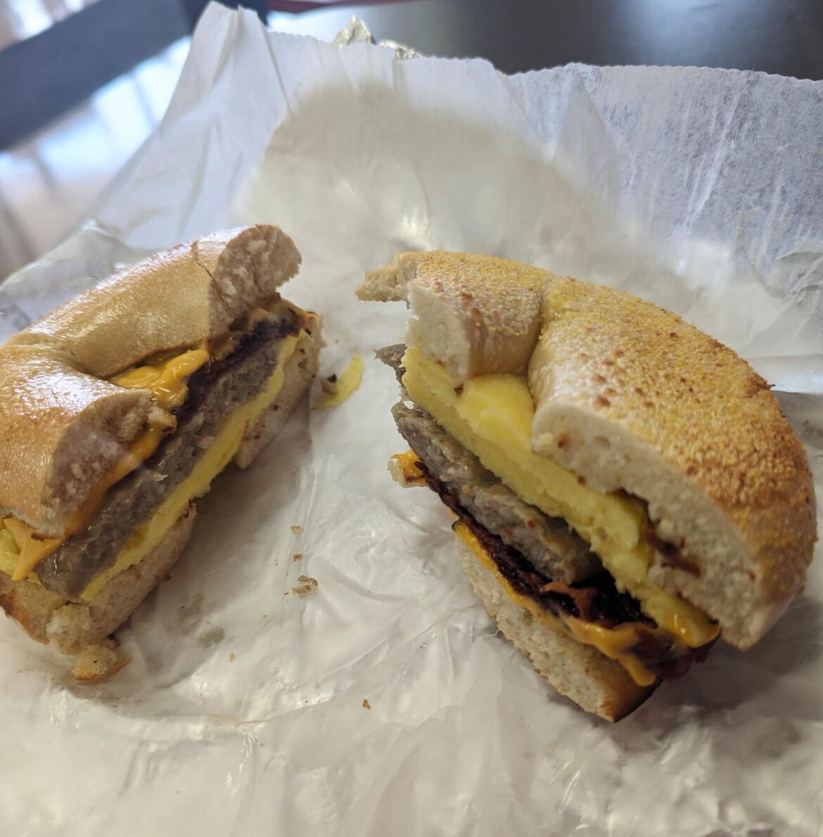 Supreme Sunrise from Great American Bagel