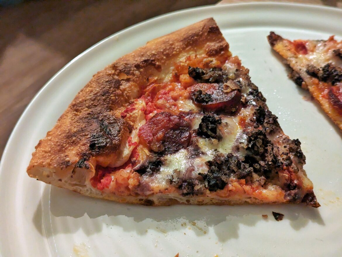 Is stew pizza a crime?