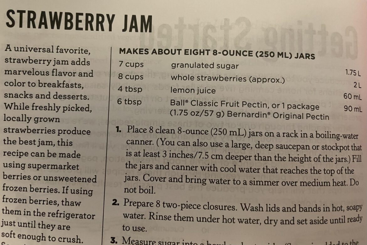Lemon Juice in Ball Strawberry Jam - Newbie Question