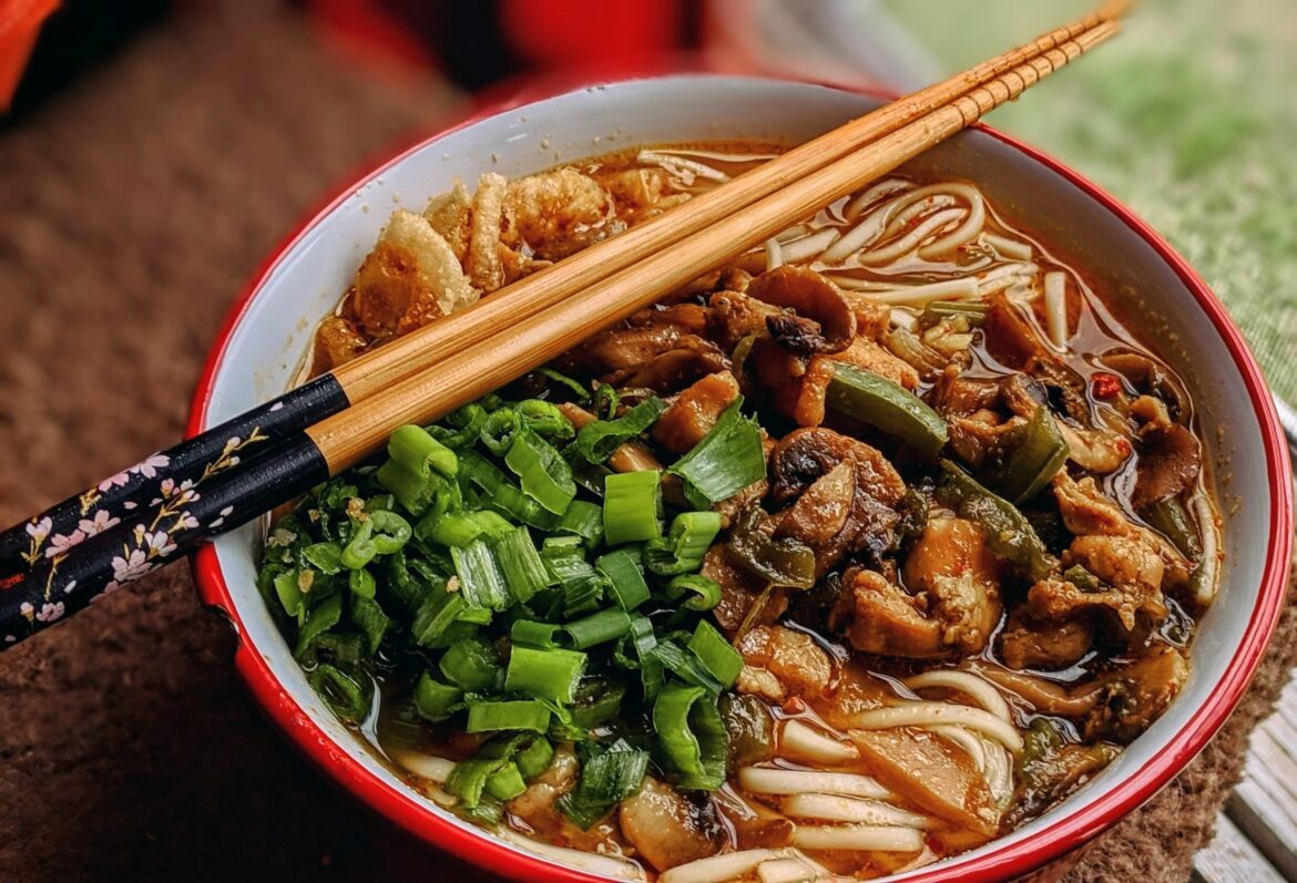 Chicken Ramen in a Shoyu Style broth (9/10)