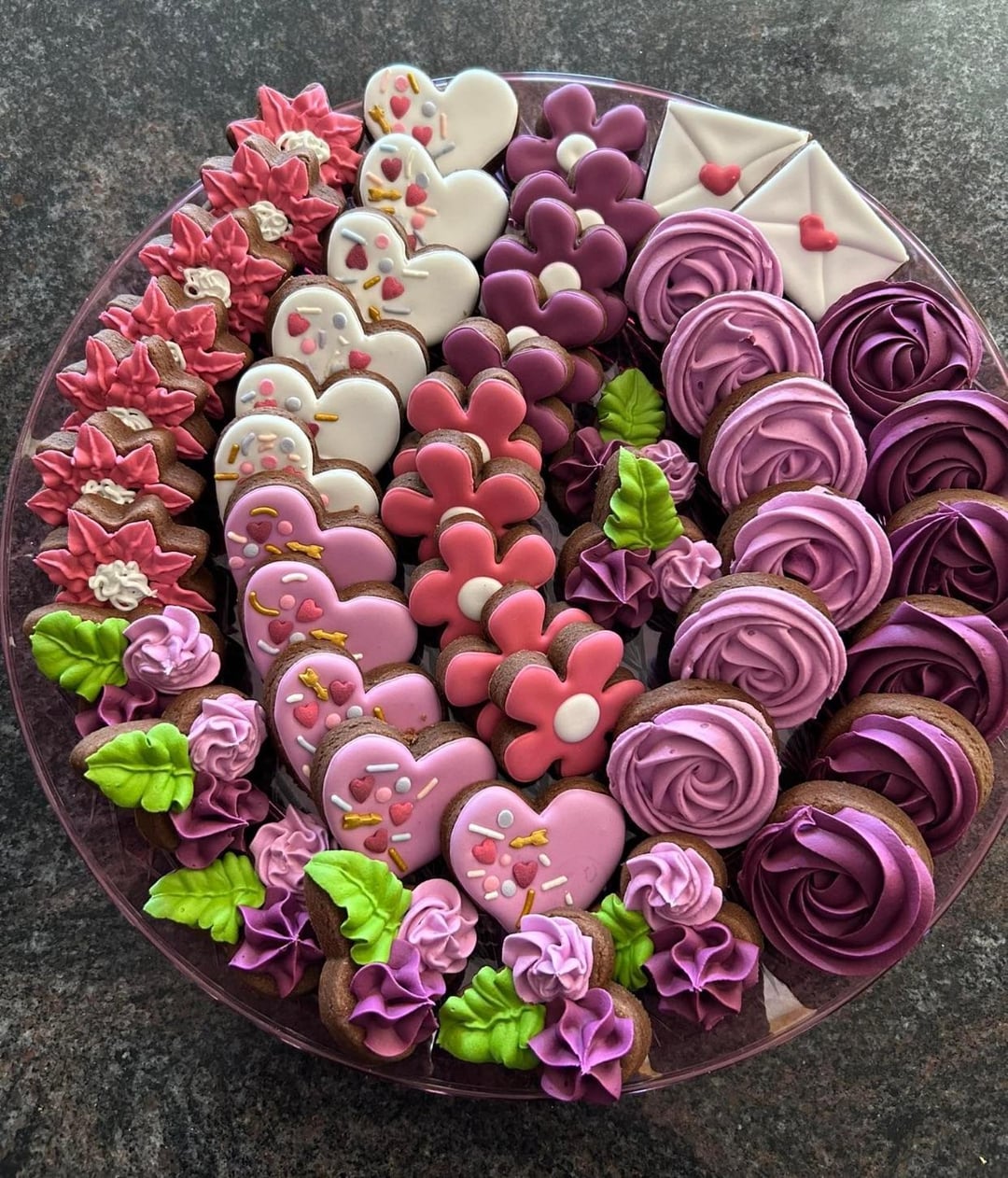 Cookies my aunt made for Valentines Day and Easter. - Dining and Cooking