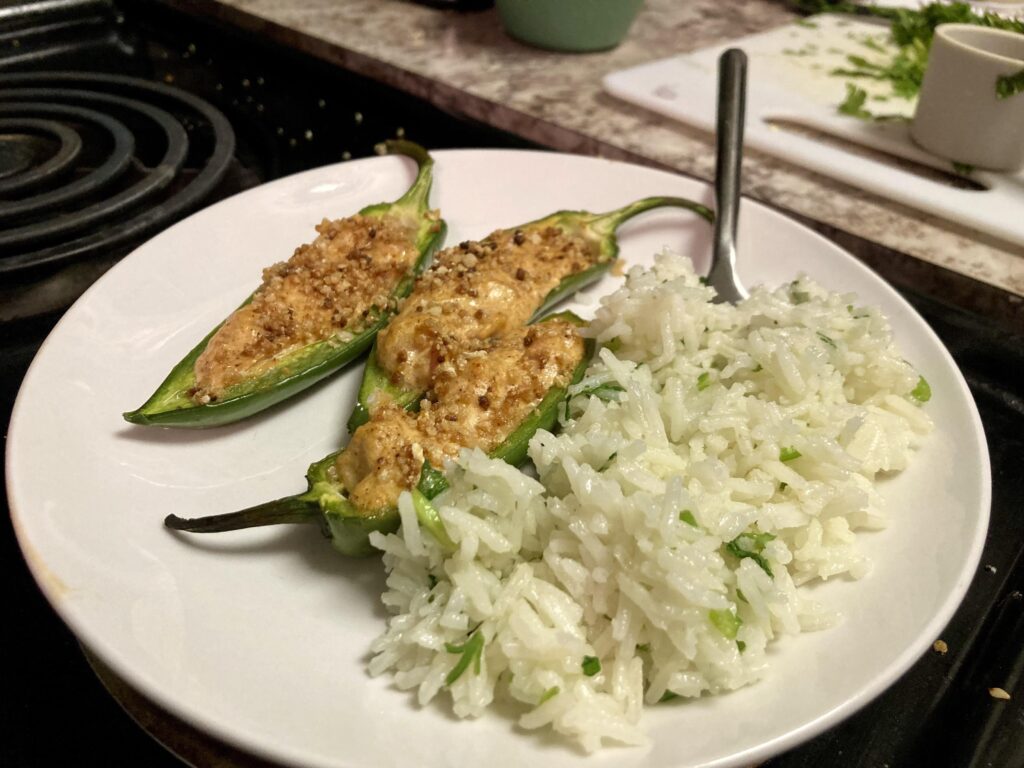 Homemade Jalapeño Poppers and Cilantro Lime Rice! - Dining and Cooking