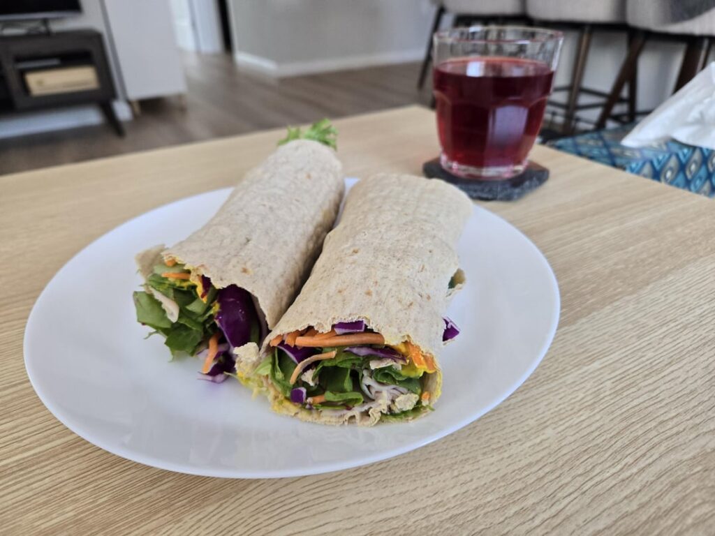 184 calories and 20 grams of protein