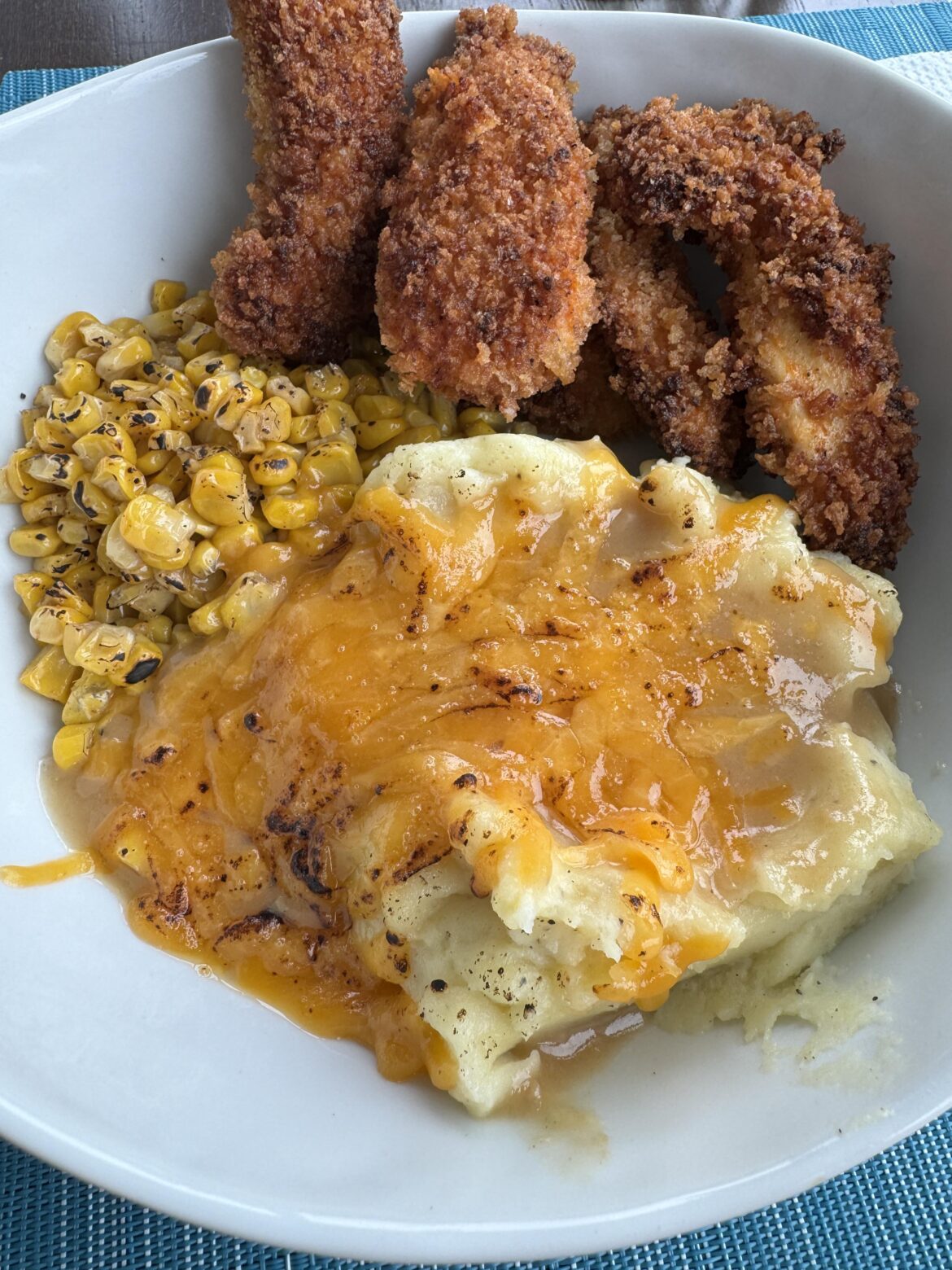Crispy Chicken & Mashed Potato Bowls 8/10 Taste, 6/10 Health