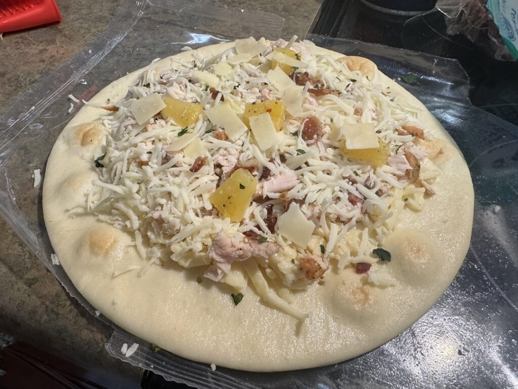 Leftovers now pizza!